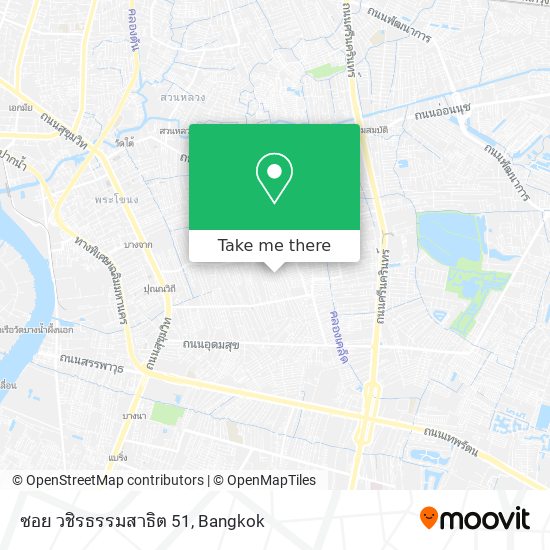 ซอย วชิรธรรมสาธิต 51 map