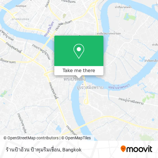 ร้านป้าอ้วน ป้าทุมริมเขื่อน map
