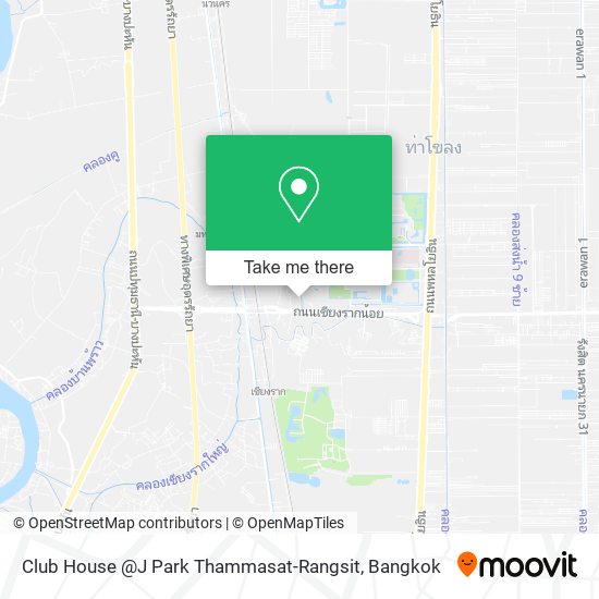 Club House @J Park Thammasat-Rangsit map