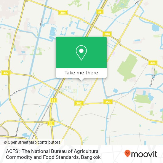 ACFS : The National Bureau of Agricultural Commodity and Food Standards map