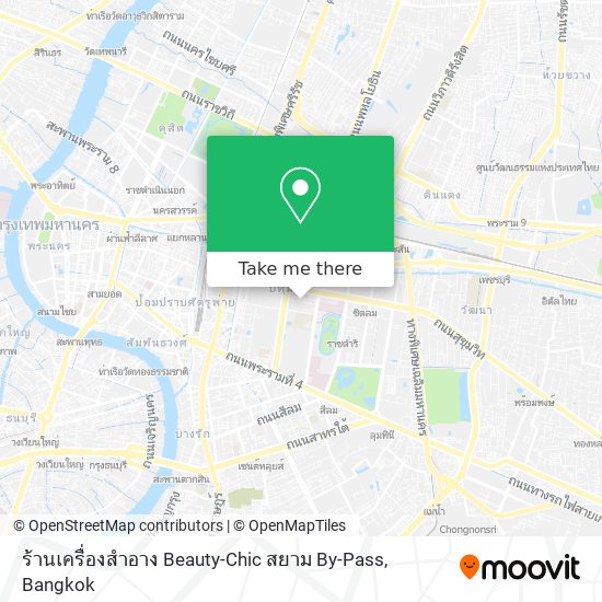 ร้านเครื่องสำอาง Beauty-Chic สยาม By-Pass map