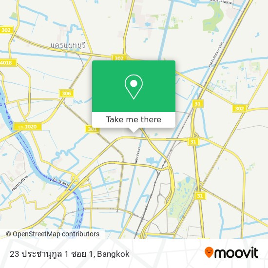 23 ประชานุกูล 1 ซอย 1 map