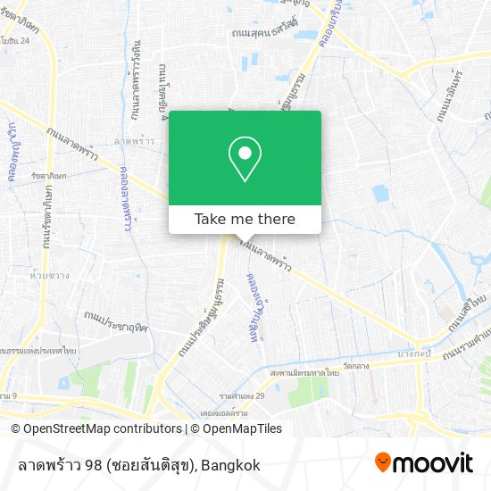ลาดพร้าว 98 (ซอยสันติสุข) map