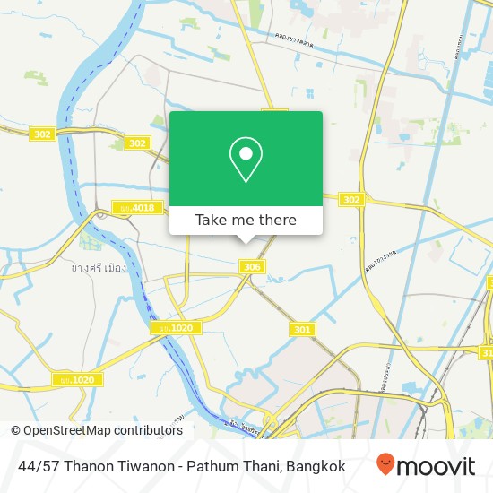 44 / 57 Thanon Tiwanon - Pathum Thani map