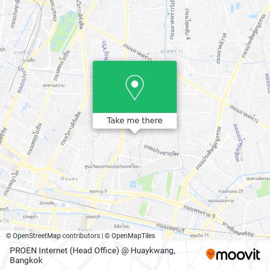 PROEN Internet (Head Office) @ Huaykwang map