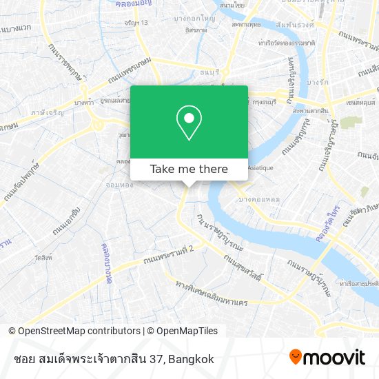 ซอย สมเด็จพระเจ้าตากสิน 37 map