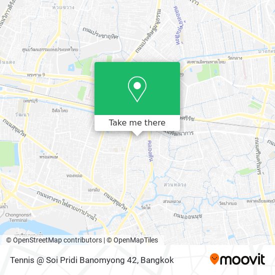 Tennis @ Soi Pridi Banomyong 42 map