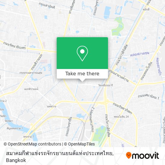 สมาคมกีฬาแข่งรถจักรยานยนต์แห่งประเทศไทย map