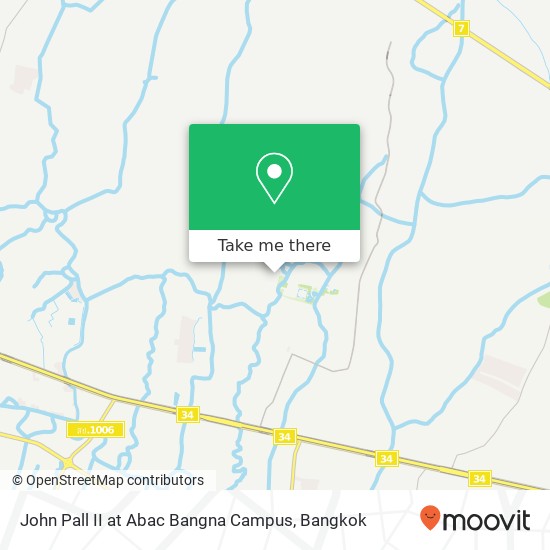 John Pall II at Abac Bangna Campus map