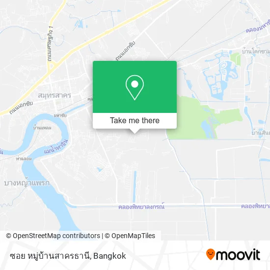 ซอย หมู่บ้านสาครธานี map