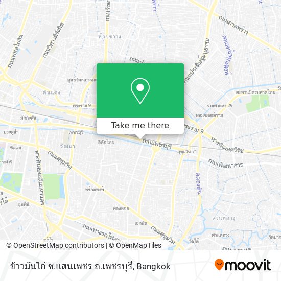 ข้าวมันไก่ ซ.แสนเพชร ถ.เพชรบุรี map