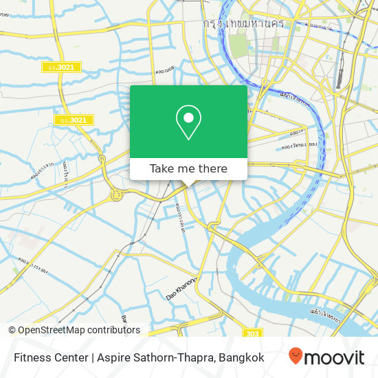 Fitness Center | Aspire Sathorn-Thapra map