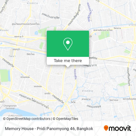 Memory House - Pridi Panomyong 46 map