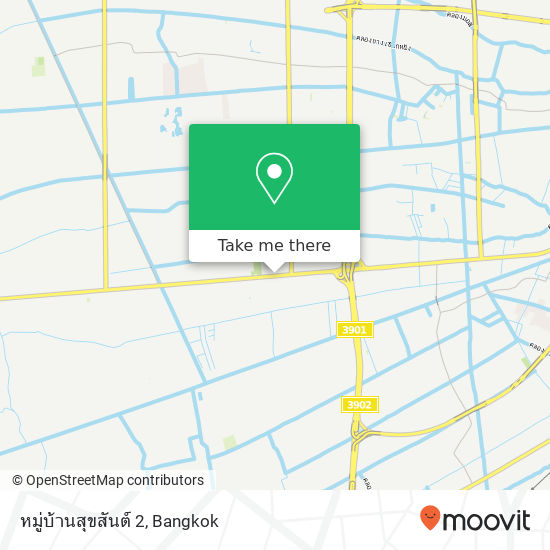 หมู่บ้านสุขสันต์ 2 map