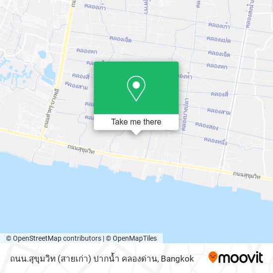 ถนน.สุขุมวิท (สายเก่า) ปากน้ำ คลองด่าน map