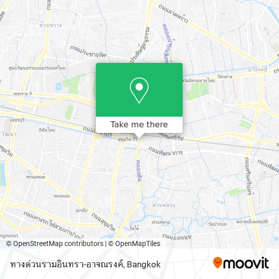 ทางด่วนรามอินทรา-อาจณรงค์ map