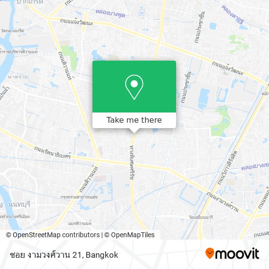 ซอย งามวงศ์วาน 21 map