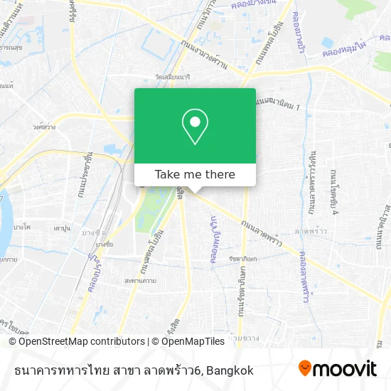 ธนาคารทหารไทย สาขา ลาดพร้าว6 map