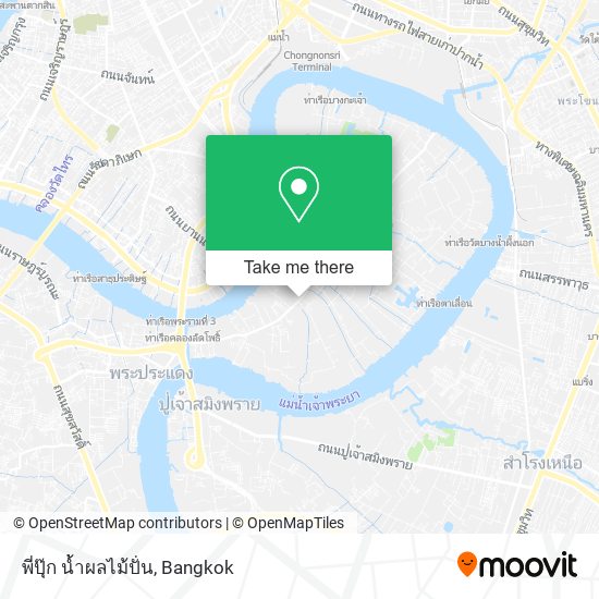 พี่ปุ๊ก น้ำผลไม้ปั่น map