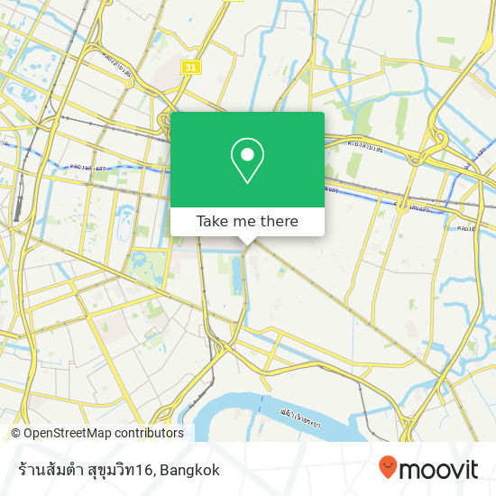 ร้านส้มตำ สุขุมวิท16 map