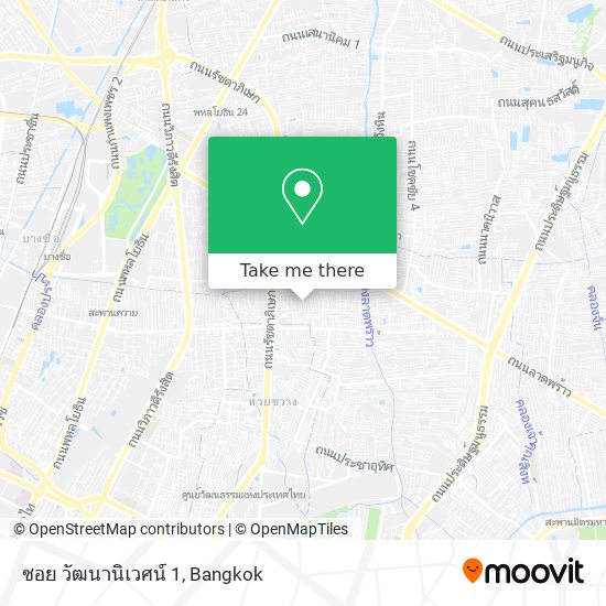 ซอย วัฒนานิเวศน์ 1 map