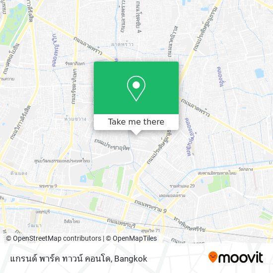 แกรนด์ พาร์ค ทาวน์ คอนโด map