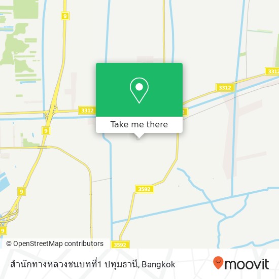 สำนักทางหลวงชนบทที่1 ปทุมธานี map