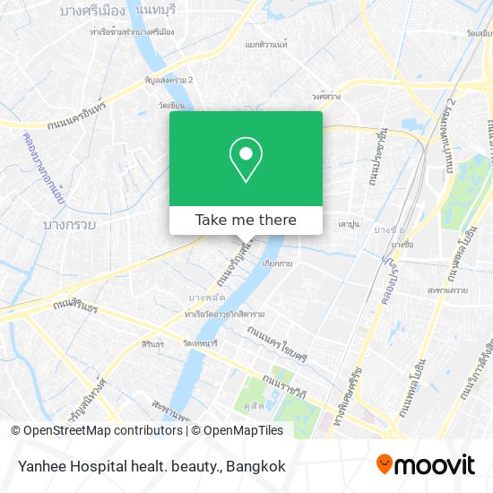 Yanhee Hospital healt. beauty. map