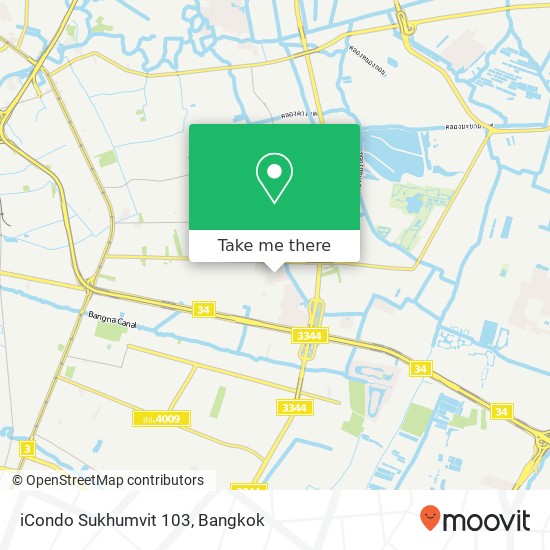 iCondo Sukhumvit 103 map