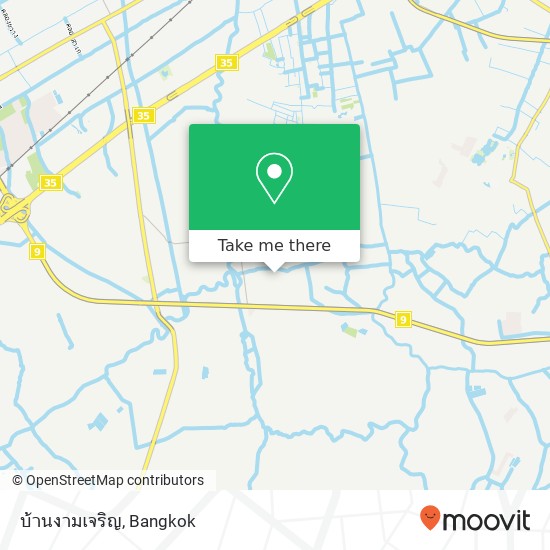 บ้านงามเจริญ map