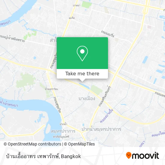 บ้านเอื้ออาทร เทพารักษ์ map