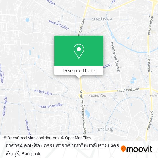 อาคาร4 คณะศิลปกรรมศาสตร์ มหาวิทยาลัยราชมงคลธัญบุรี map