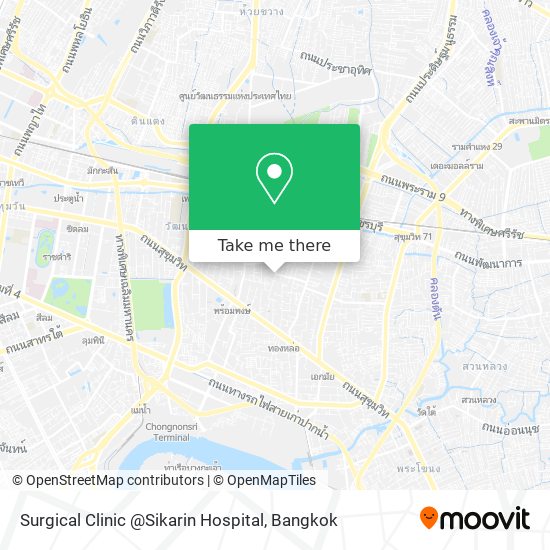 Surgical Clinic @Sikarin Hospital map