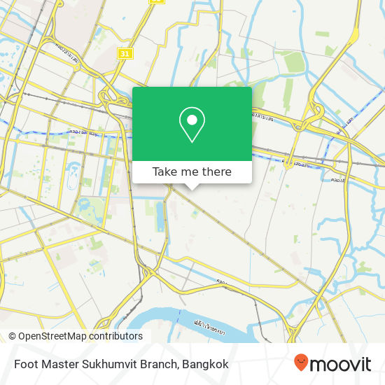 Foot Master Sukhumvit Branch map