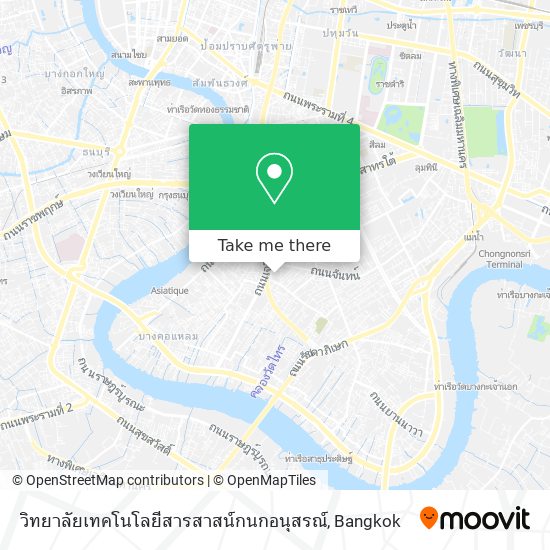 วิทยาลัยเทคโนโลยีสารสาสน์กนกอนุสรณ์ map