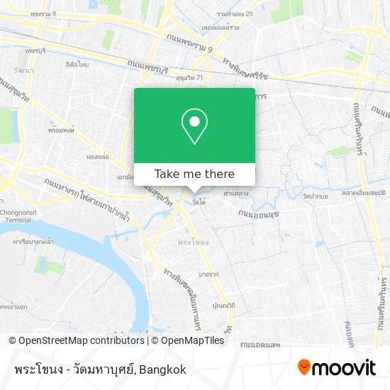 พระโขนง - วัดมหาบุศย์ map