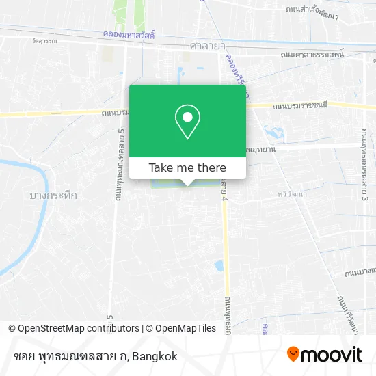 ซอย พุทธมณฑลสาย ก map