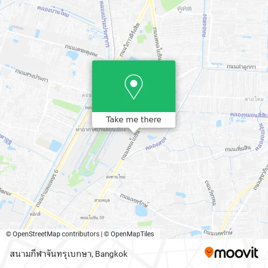 สนามกีฬาจันทรุเบกษา map