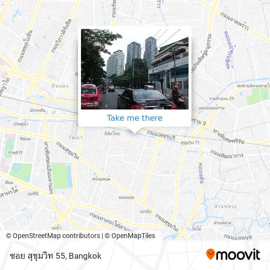 ซอย สุขุมวิท 55 map