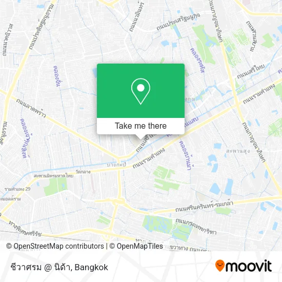 ชีวาศรม @ นิด้า map