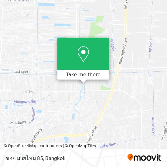 ซอย สายไหม 85 map