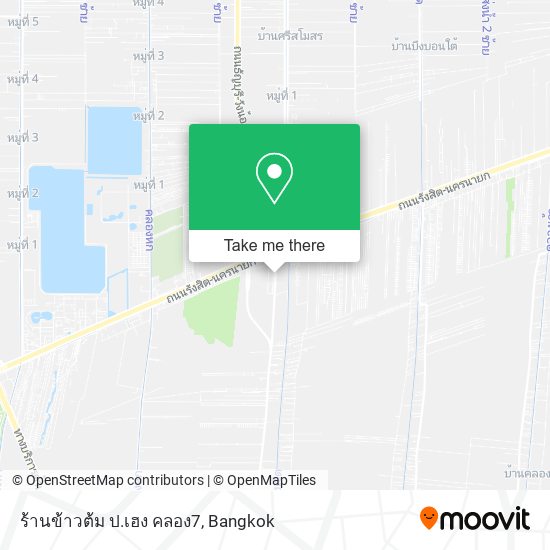 ร้านข้าวต้ม ป.เฮง คลอง7 map