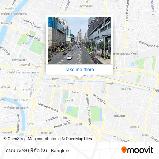 ถนน เพชรบุรีตัดใหม่ map