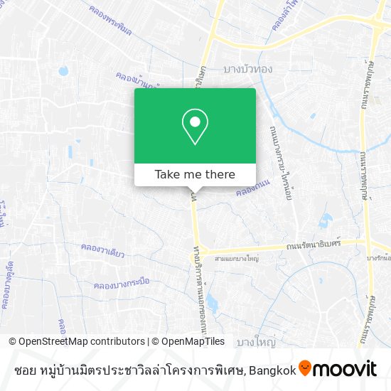 ซอย หมู่บ้านมิตรประชาวิลล่าโครงการพิเศษ map