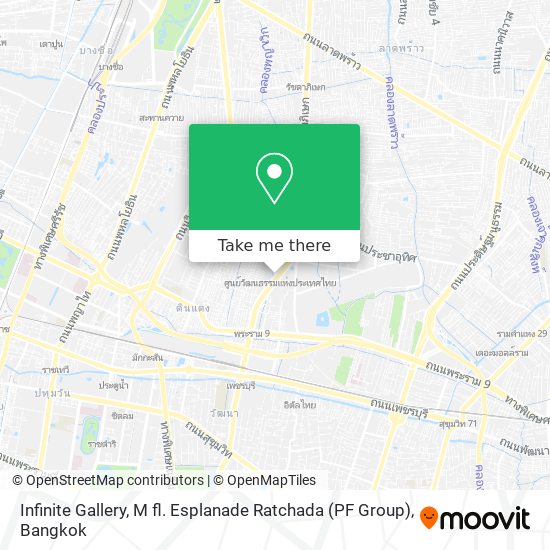 Infinite Gallery, M fl. Esplanade Ratchada (PF Group) map