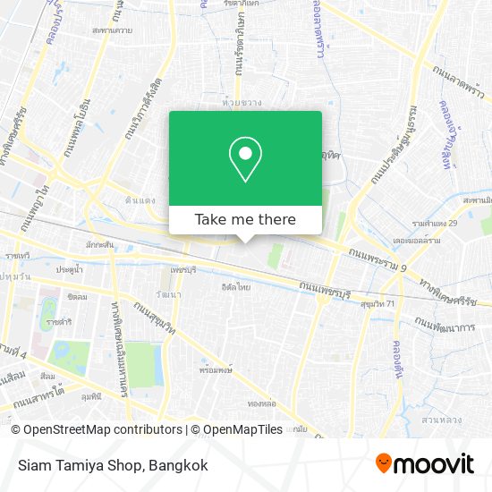 Siam Tamiya Shop map