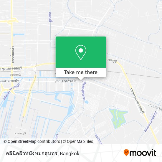 คลินิคผิวหนังหมอสุนทร map