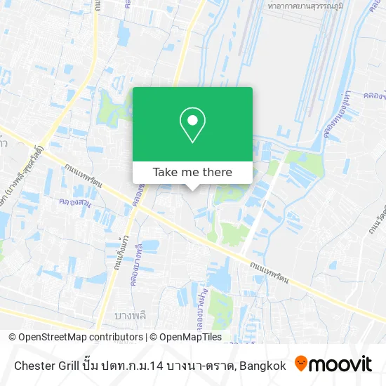 Chester Grill  ปั๊ม ปตท.ก.ม.14 บางนา-ตราด map