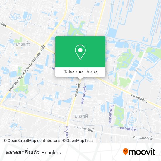 ตลาดสดกิ่งแก้ว map