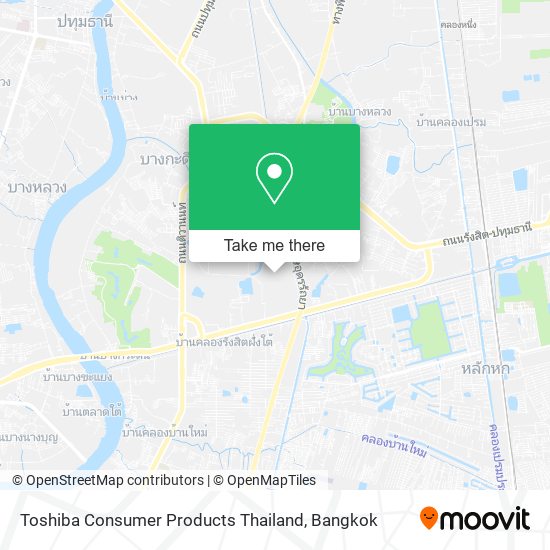 Toshiba Consumer Products Thailand map